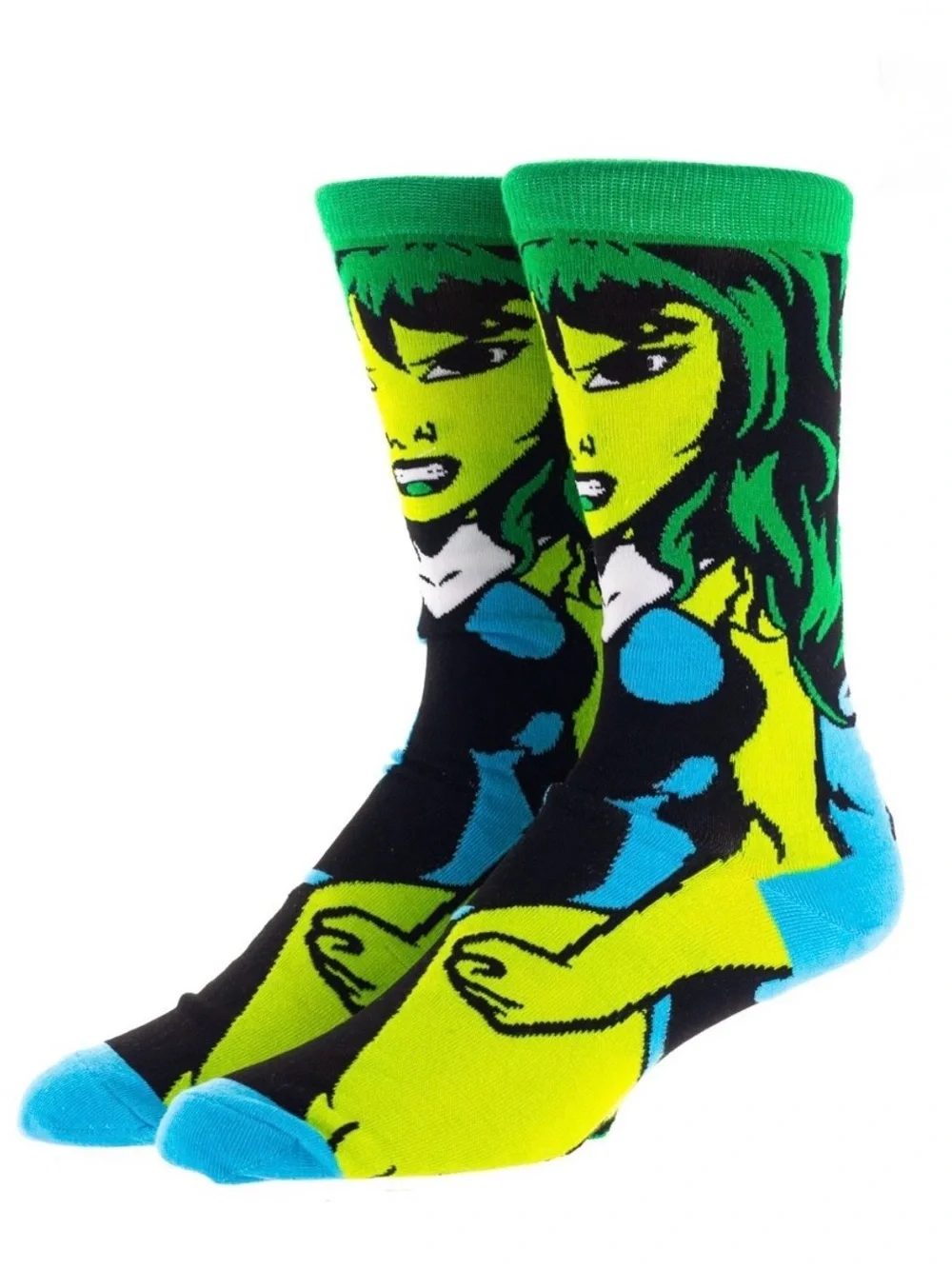 Animigos Collection Marvel She-Hulk Character Socks Sock Size 10-13